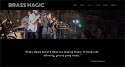 Desktop Screenshot of brassmagicband.com