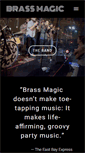 Mobile Screenshot of brassmagicband.com